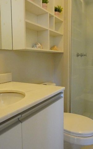 Apartamento à venda com 62m², 2 quartos e 1 vagaBanheiro - Corredor