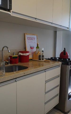 Apartamento à venda com 62m², 2 quartos e 1 vagaCozinha