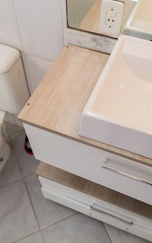 Casa de condomínio à venda com 150m², 2 quartos e 2 vagas Casa de condomínio à venda com 150m², 2 quartos e 2 vagasBanheiro da suíte 2 - Detalhe