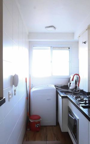 Apartamento à venda com 41m², 2 quartos e sem vagaCozinha e Área de Serviço