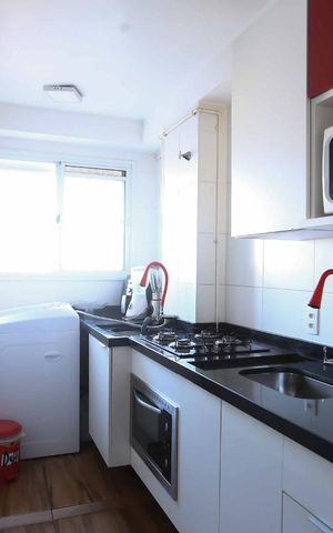 Apartamento à venda com 41m², 2 quartos e sem vagaCozinha e Área de Serviço