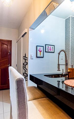 Studio à venda com 20m², 1 quarto e sem vaga Studio à venda com 20m², 1 quarto e sem vagaCozinha