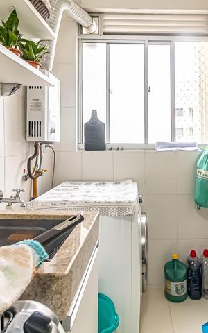 Apartamento à venda com 52m², 2 quartos e 1 vaga Apartamento à venda com 52m², 2 quartos e 1 vagaÁrea de Serviço
