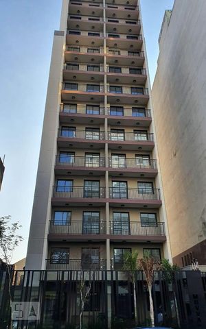 Studio para alugar com 26m², 1 quarto e sem vaga Studio para alugar com 26m², 1 quarto e sem vagaFachada