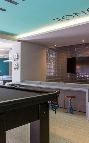 Apartamento para alugar com 30m², 1 quarto e sem vaga Apartamento para alugar com 30m², 1 quarto e sem vagaÁrea comum - Salão de Jogos