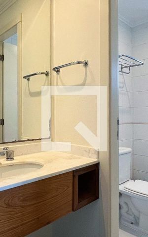 Apartamento para alugar com 54m², 1 quarto e 1 vaga Apartamento para alugar com 54m², 1 quarto e 1 vagaBanheiro