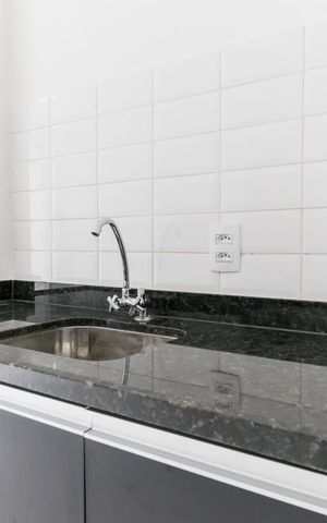 Apartamento à venda com 27m², 1 quarto e sem vaga Apartamento à venda com 27m², 1 quarto e sem vagaCozinha