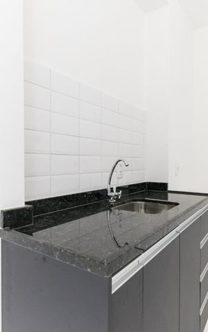 Apartamento à venda com 27m², 1 quarto e sem vaga Apartamento à venda com 27m², 1 quarto e sem vagaCozinha