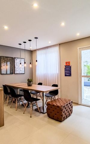 Apartamento à venda com 27m², 1 quarto e sem vaga Apartamento à venda com 27m², 1 quarto e sem vagaEspaço Gourmet
