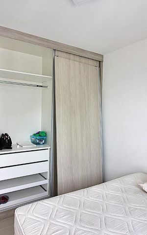 Apartamento à venda com 60m², 2 quartos e 2 vagasQuarto 1 