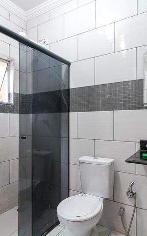 Casa à venda com 120m², 3 quartos e 1 vagaBanheiro quarto 3 suíte