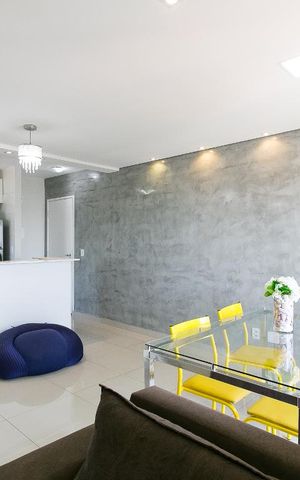 Apartamento à venda com 56m², 2 quartos e 1 vagaSala de TV
