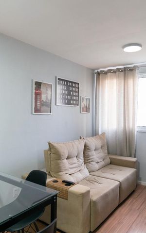 Apartamento à venda com 37m², 1 quarto e sem vaga Apartamento à venda com 37m², 1 quarto e sem vagaSala