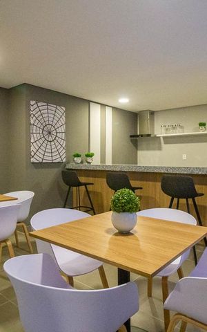 Apartamento à venda com 47m², 2 quartos e sem vaga Apartamento à venda com 47m², 2 quartos e sem vagaÁrea comum - Salão de festas