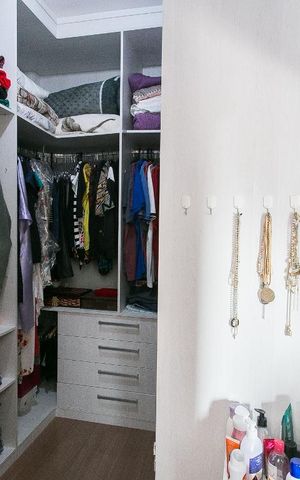 Casa de condomínio para alugar com 110m², 3 quartos e 2 vagasCloset da Suíte (Quarto 2)