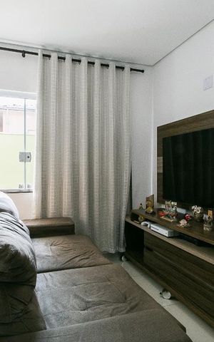 Casa de condomínio para alugar com 110m², 3 quartos e 2 vagasSala