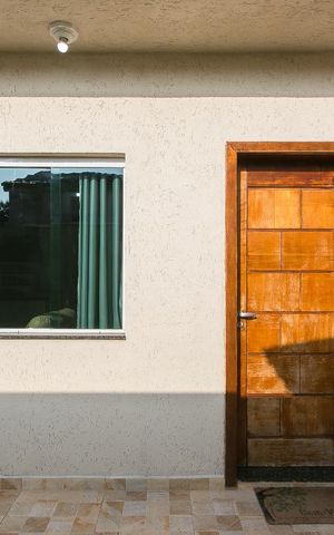 Casa de condomínio para alugar com 110m², 3 quartos e 2 vagasFachada da Casa