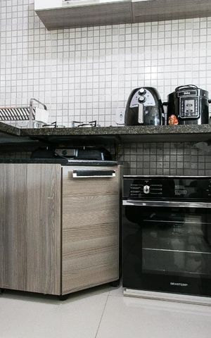 Casa de condomínio para alugar com 110m², 3 quartos e 2 vagasCozinha