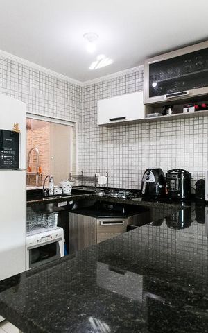 Casa de condomínio para alugar com 110m², 3 quartos e 2 vagasCozinha