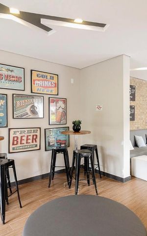 Apartamento à venda com 33m², 1 quarto e sem vagaÁrea Comum - Espaço Gourmet