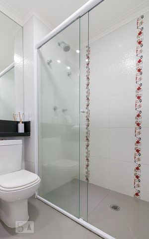 Apartamento à venda com 64m², 2 quartos e 1 vagaBanheiro quarto 2 suíte