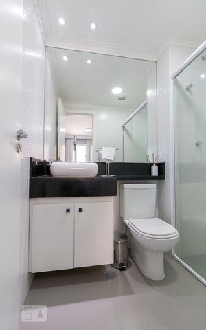 Apartamento à venda com 64m², 2 quartos e 1 vagaBanheiro quarto 2 suíte