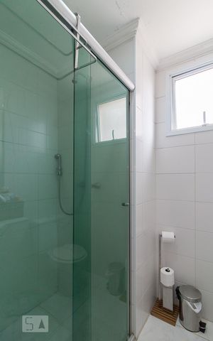 Apartamento à venda com 77m², 3 quartos e 2 vagasBanheiro quarto 3 suíte