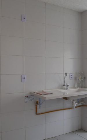 Apartamento à venda com 44m², 2 quartos e 1 vagaCozinha e Área de Serviço