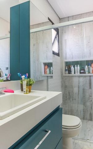 Apartamento à venda com 130m², 2 quartos e 3 vagas Apartamento à venda com 130m², 2 quartos e 3 vagasBanheiro Suite 1
