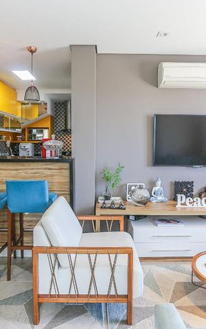 Apartamento à venda com 130m², 2 quartos e 3 vagas Apartamento à venda com 130m², 2 quartos e 3 vagasSala de Estar