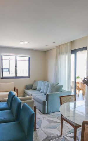 Apartamento à venda com 130m², 2 quartos e 3 vagas Apartamento à venda com 130m², 2 quartos e 3 vagasSala de Estar