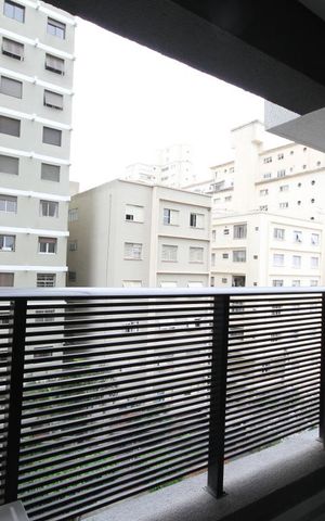 Studio à venda com 24m², 1 quarto e sem vagaVaranda