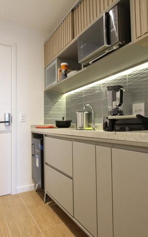 Studio à venda com 24m², 1 quarto e sem vagaCozinha