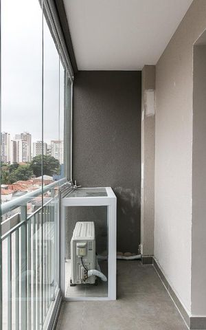 Apartamento para alugar com 27m², 1 quarto e sem vagaVaranda
