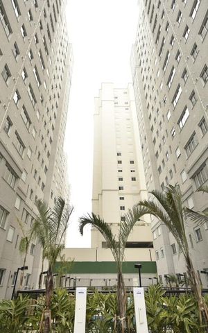 Apartamento para alugar com 38m², 2 quartos e sem vagaÁrea comum - fachada interna