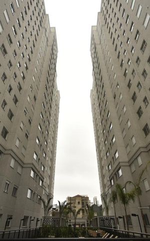 Apartamento para alugar com 38m², 2 quartos e sem vagaÁrea comum - fachada interna