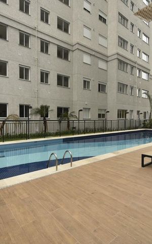 Apartamento para alugar com 38m², 2 quartos e sem vagaÁrea comum - piscinas