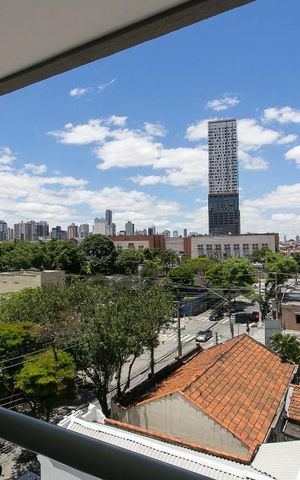 Studio para alugar com 30m², 1 quarto e sem vagaVaranda