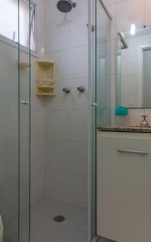 Apartamento para alugar com 58m², 2 quartos e 2 vagas Apartamento para alugar com 58m², 2 quartos e 2 vagasBanheiro Quarto 2 - Suíte