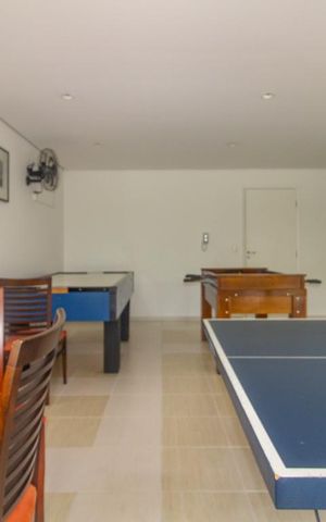 Apartamento para alugar com 58m², 2 quartos e 2 vagas Apartamento para alugar com 58m², 2 quartos e 2 vagasÁrea comum - Sala de jogos