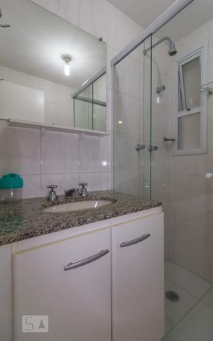 Apartamento para alugar com 58m², 2 quartos e 2 vagas Apartamento para alugar com 58m², 2 quartos e 2 vagasBanheiro Social