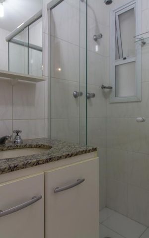 Apartamento para alugar com 58m², 2 quartos e 2 vagas Apartamento para alugar com 58m², 2 quartos e 2 vagasBanheiro Social
