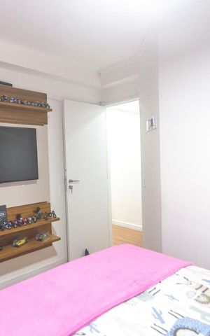 Apartamento à venda com 48m², 2 quartos e 1 vagaQuarto 2
