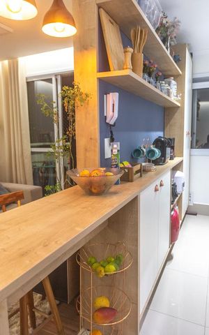 Apartamento à venda com 48m², 2 quartos e 1 vagaCozinha