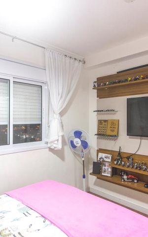 Apartamento à venda com 48m², 2 quartos e 1 vagaQuarto 2