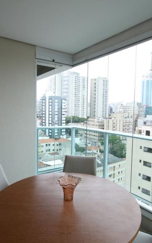Apartamento para alugar com 40m², 1 quarto e 1 vagaVaranda