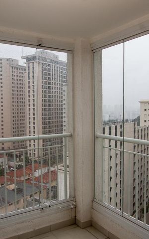 Apartamento para alugar com 38m², 1 quarto e 1 vaga Apartamento para alugar com 38m², 1 quarto e 1 vagaVaranda