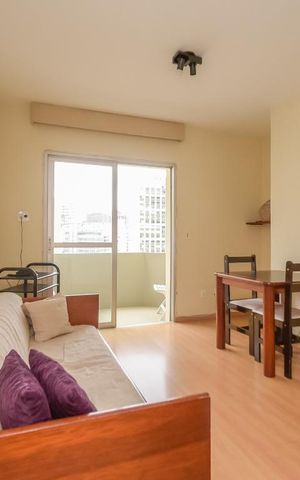 Apartamento para alugar com 40m², 1 quarto e 1 vaga Apartamento para alugar com 40m², 1 quarto e 1 vagaSala