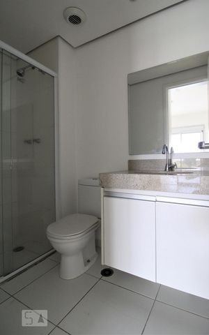 Apartamento para alugar com 86m², 2 quartos e 1 vagaBanheiro da suíte