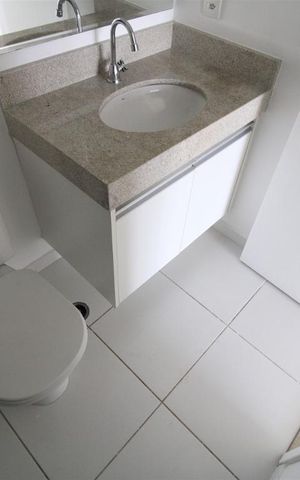 Apartamento para alugar com 86m², 2 quartos e 1 vagaBanheiro da suíte